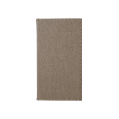Sigel Bill Receipt Folder, PU with linen texture,  13 x 23 cm, Various Colors