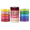 Double Sided Satin Ribbon, 9mm x 4.57m, Assorted Colors