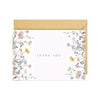 THANK YOU Greeting Card with Envelope, 88 x 127mm, Assorted Designs, per piece