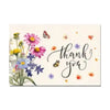 THANK YOU Greeting Card with Envelope and Sticker, 100 x 150mm, Assorted Designs, per piece