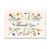 THANK YOU Greeting Card with Envelope and Sticker, 100 x 150mm, Assorted Designs, per piece