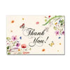 THANK YOU Greeting Card with Envelope and Sticker, 100 x 150mm, Assorted Designs, per piece