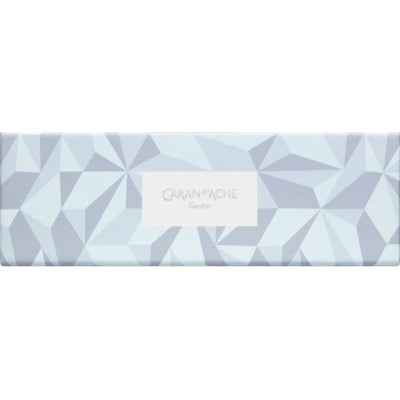 CARAN d'ACHE 849 Ballpoint ALPINE FROST with Box, Blue - Special Edition