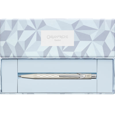 CARAN d'ACHE 849 Ballpoint ALPINE FROST with Box, White - Special Edition