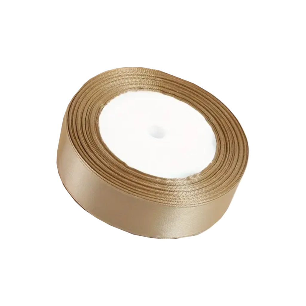 Satin Ribbon, available in 22mm and 25mm, Gold