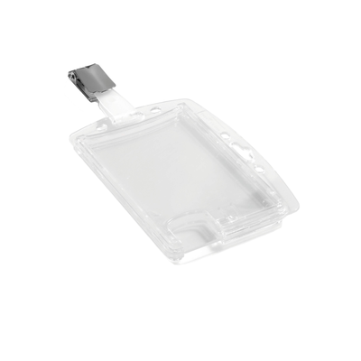 Durable Card Holder ENCLOSED with Clip Duo