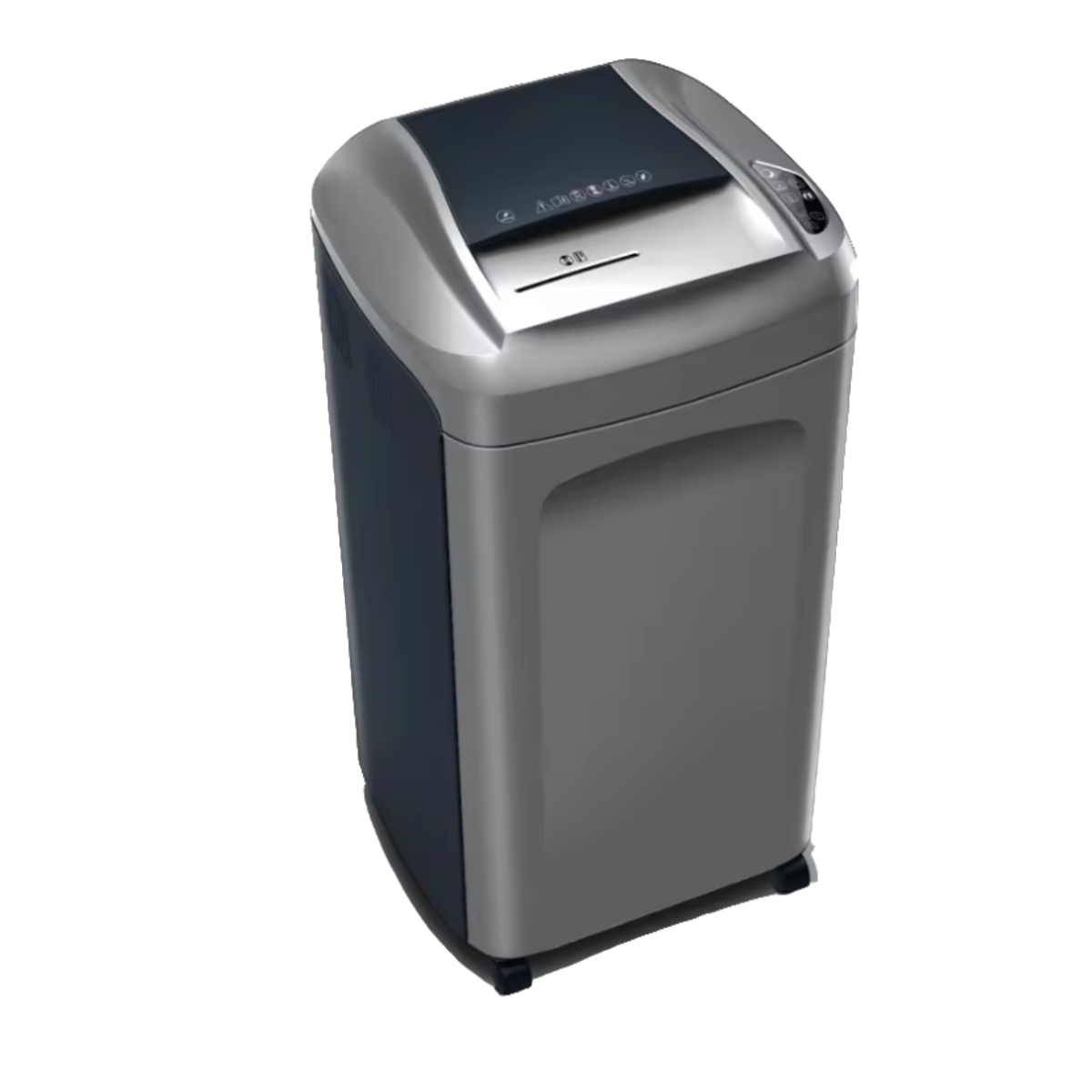 New United DT-200S Strip-Cut Shredder, Black/Silver