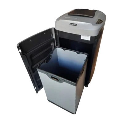New United DT-200S Plus Strip-Cut Shredder, Black/Silver