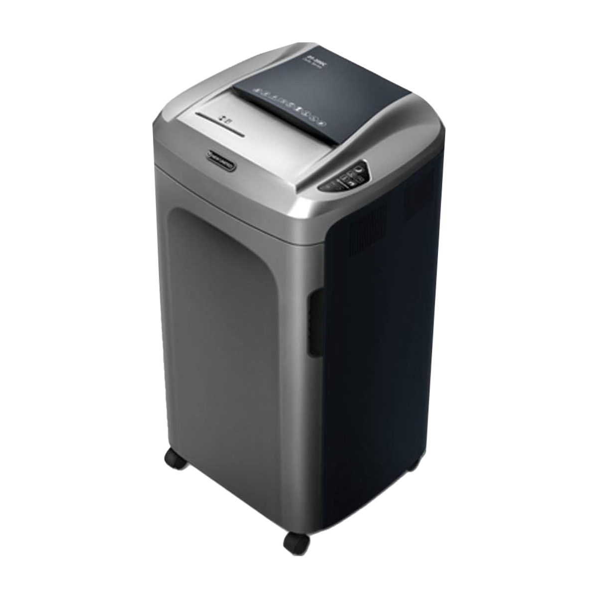 New United DT-200C Cross-Cut Shredder, Black/Silver