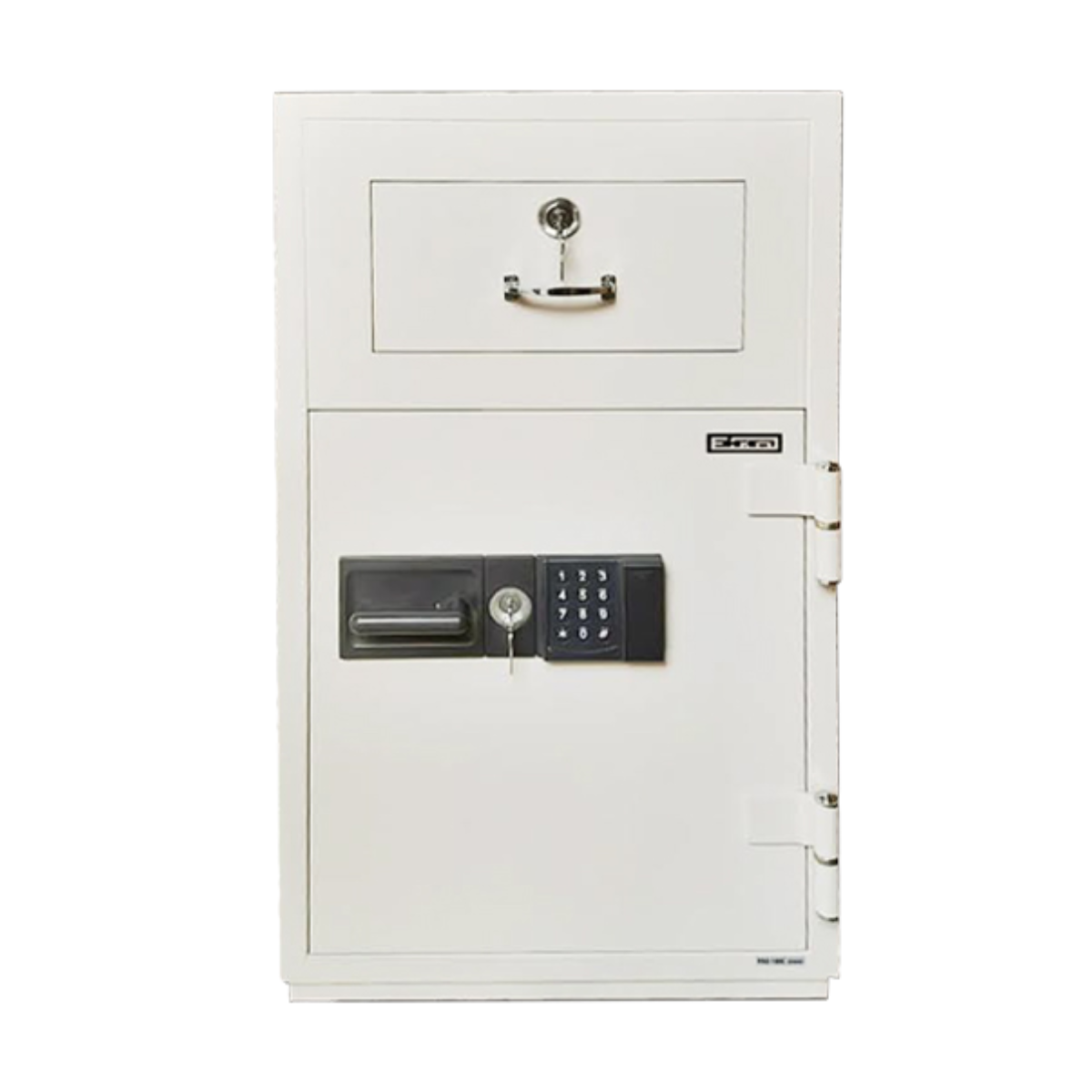 Eiko PSG-100E Fire Resistant Deposit Safe, Digital & Key Lock, Light Grey