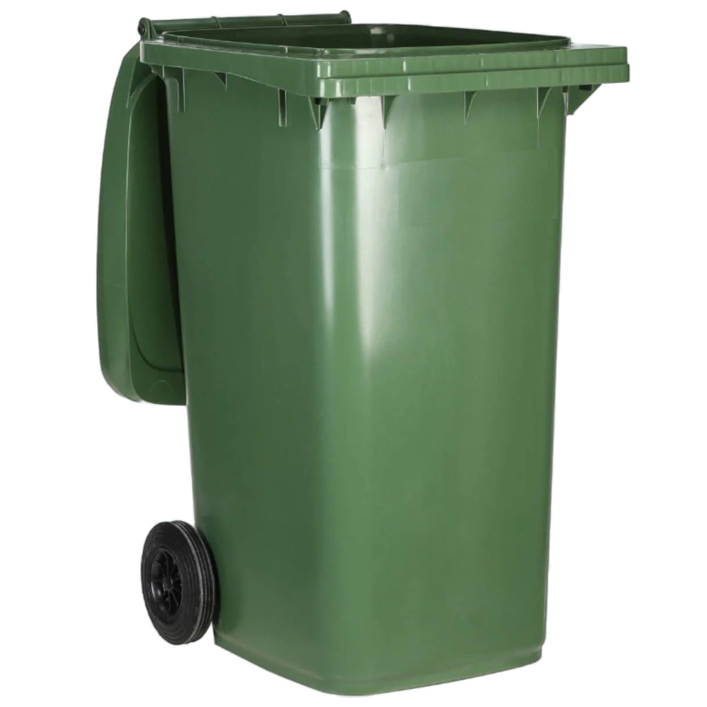 Mobile Garbage Bin, 240 litres, Green