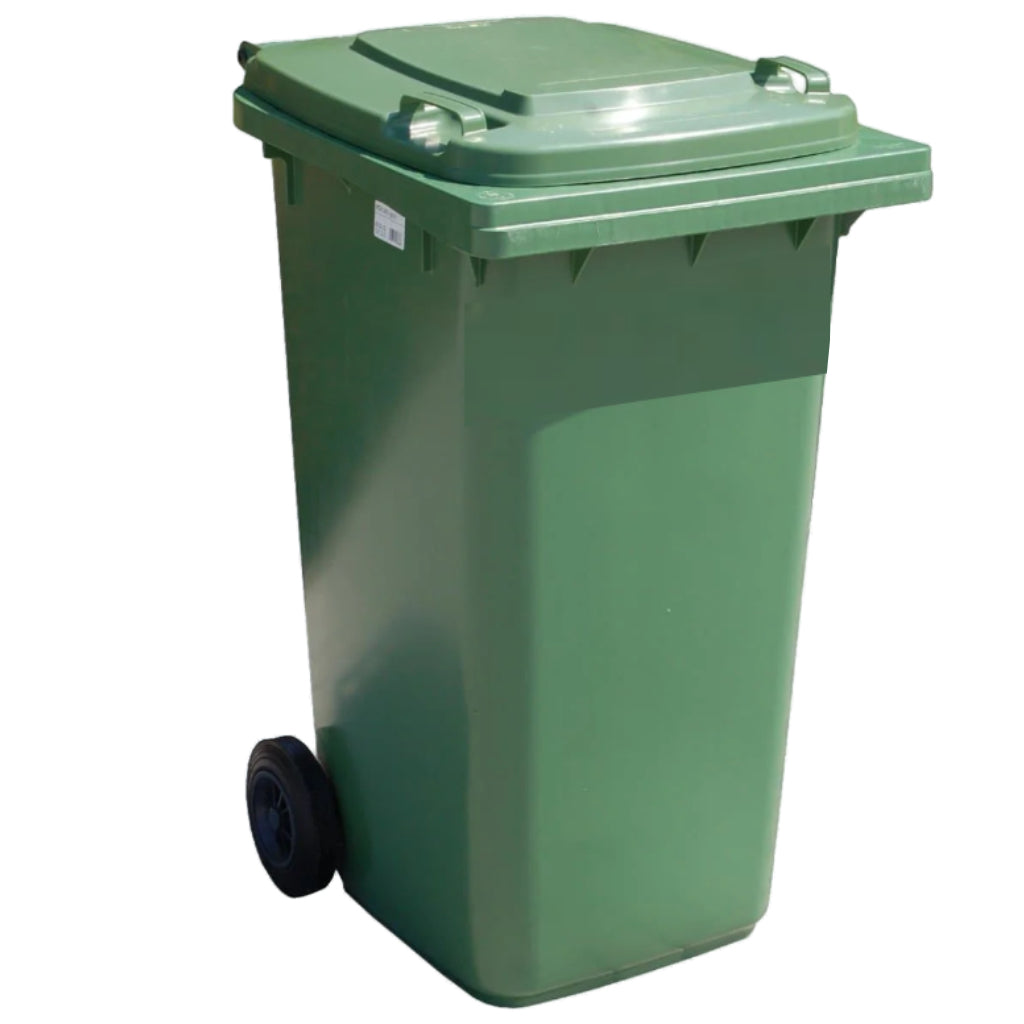 Mobile Garbage Bin, 120 litres, Green