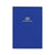 FIS Ruled Manuscript/Register Book 2QR, 9x7", 228x178 mm, 96 sheets, Blue