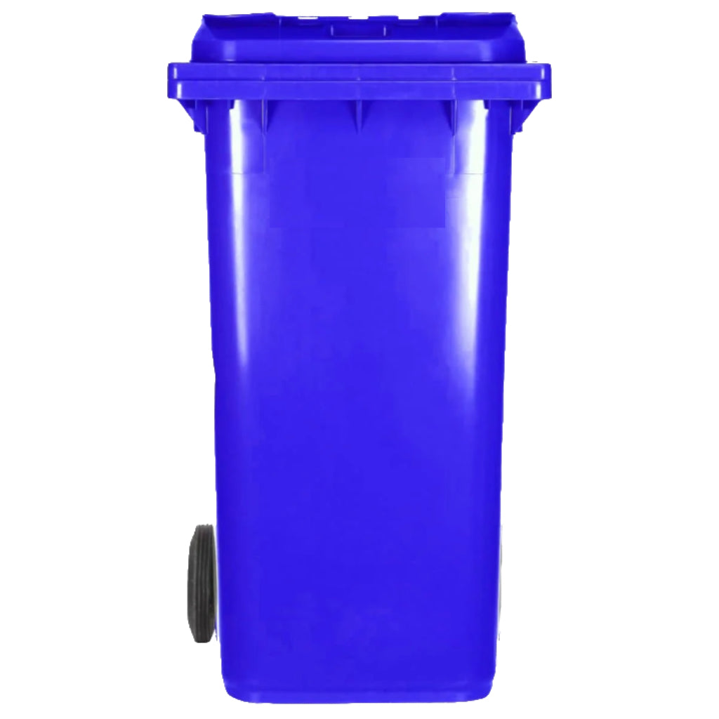 Mobile Garbage Bin, 120 litres, Blue