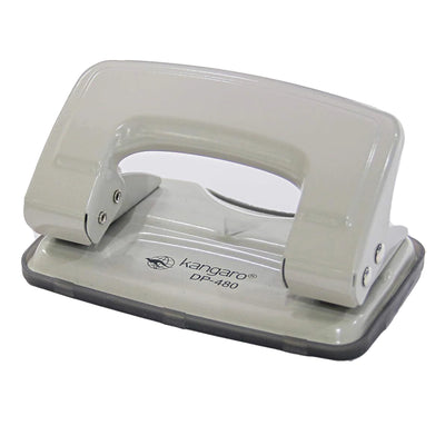 Kangaro 2 Hole Puncher DP-480, 12 Sheets Capacity, Assorted Colors