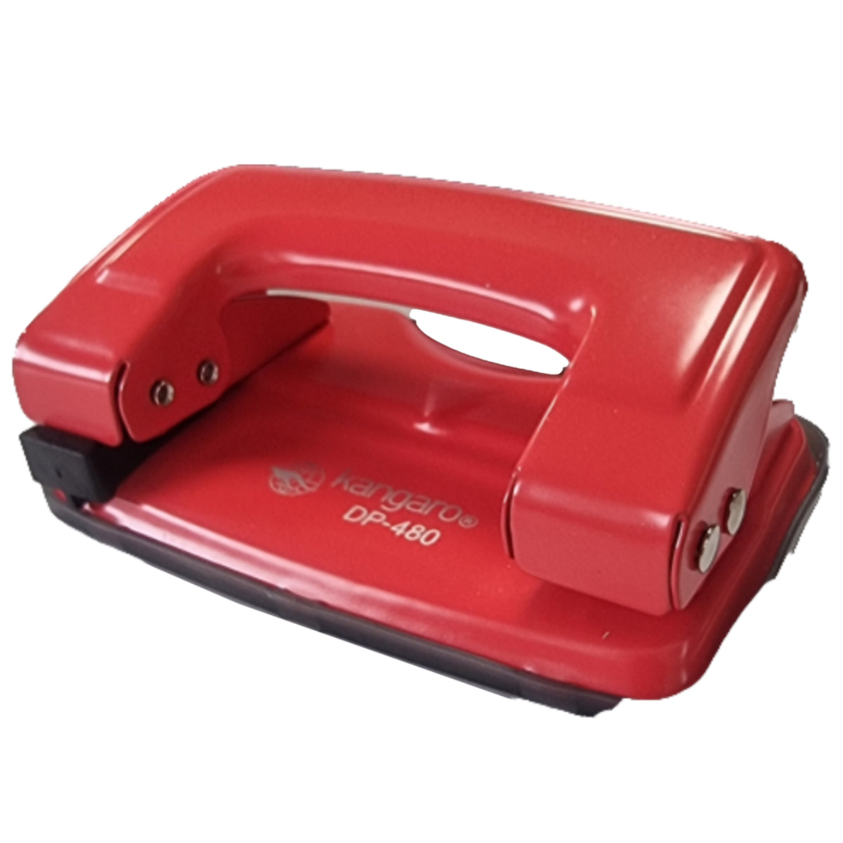 Kangaro 2 Hole Puncher DP-480, 12 Sheets Capacity, Assorted Colors