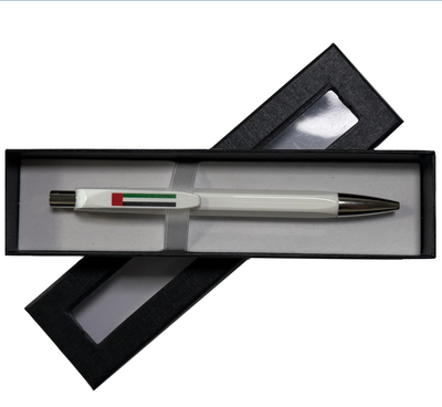 CARAN d'ACHE 888 Ballpoint Pen INFINITE - UAE Flag Edition with Gift Box, White