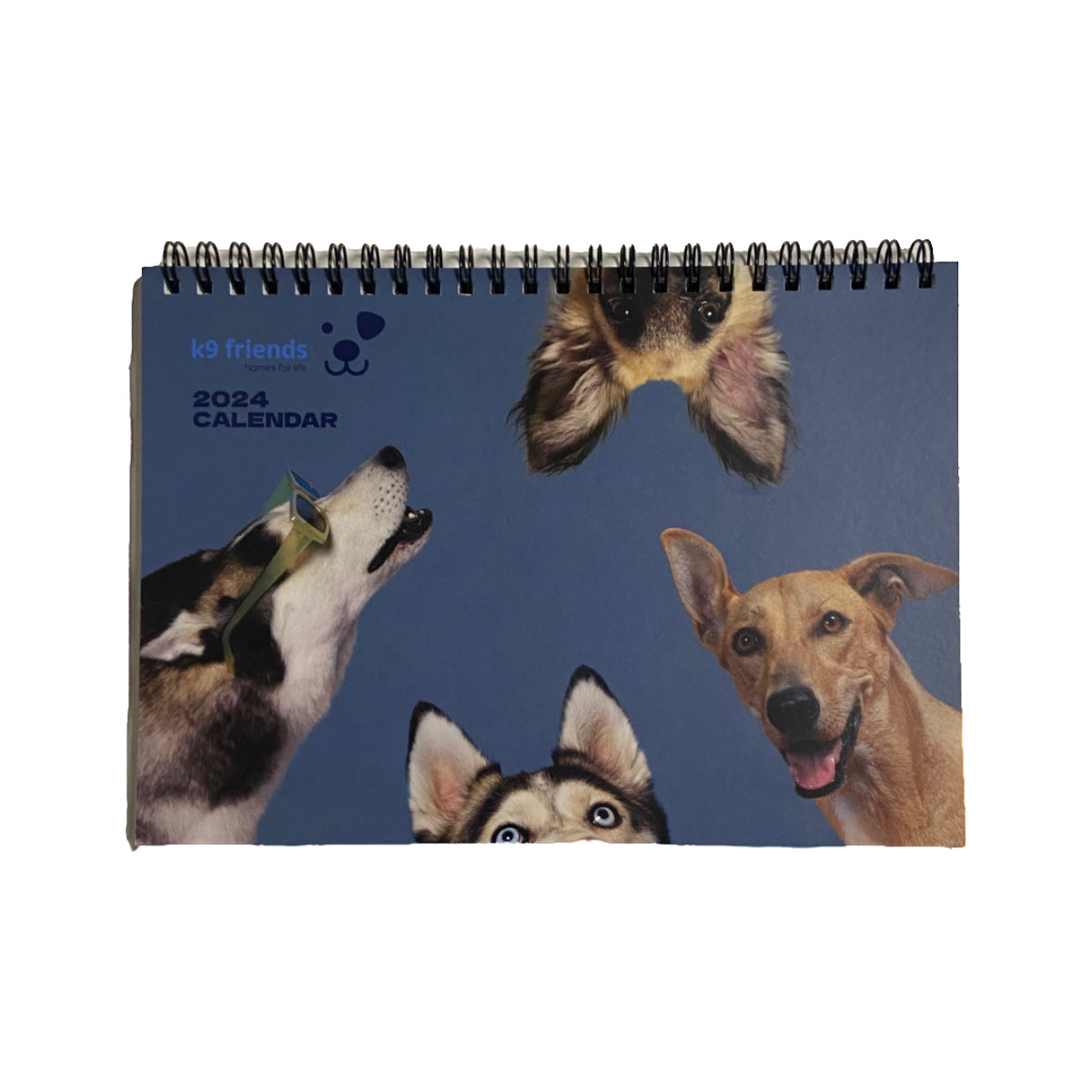 K9 Friends 2024, Desk Calendar, 21 x 15 cm