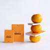 RHODIA Notepad, Lined, 80gsm, 80/pages, Orange, Assorted Sizes