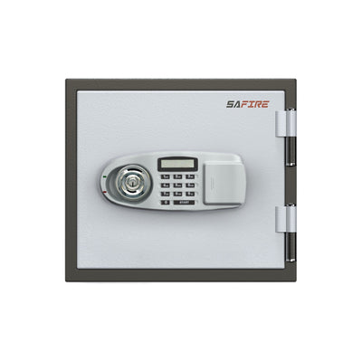 SAFIRE FR20 Fire Resistant Safe with 1 Key Lock + 1 Digital, Grey