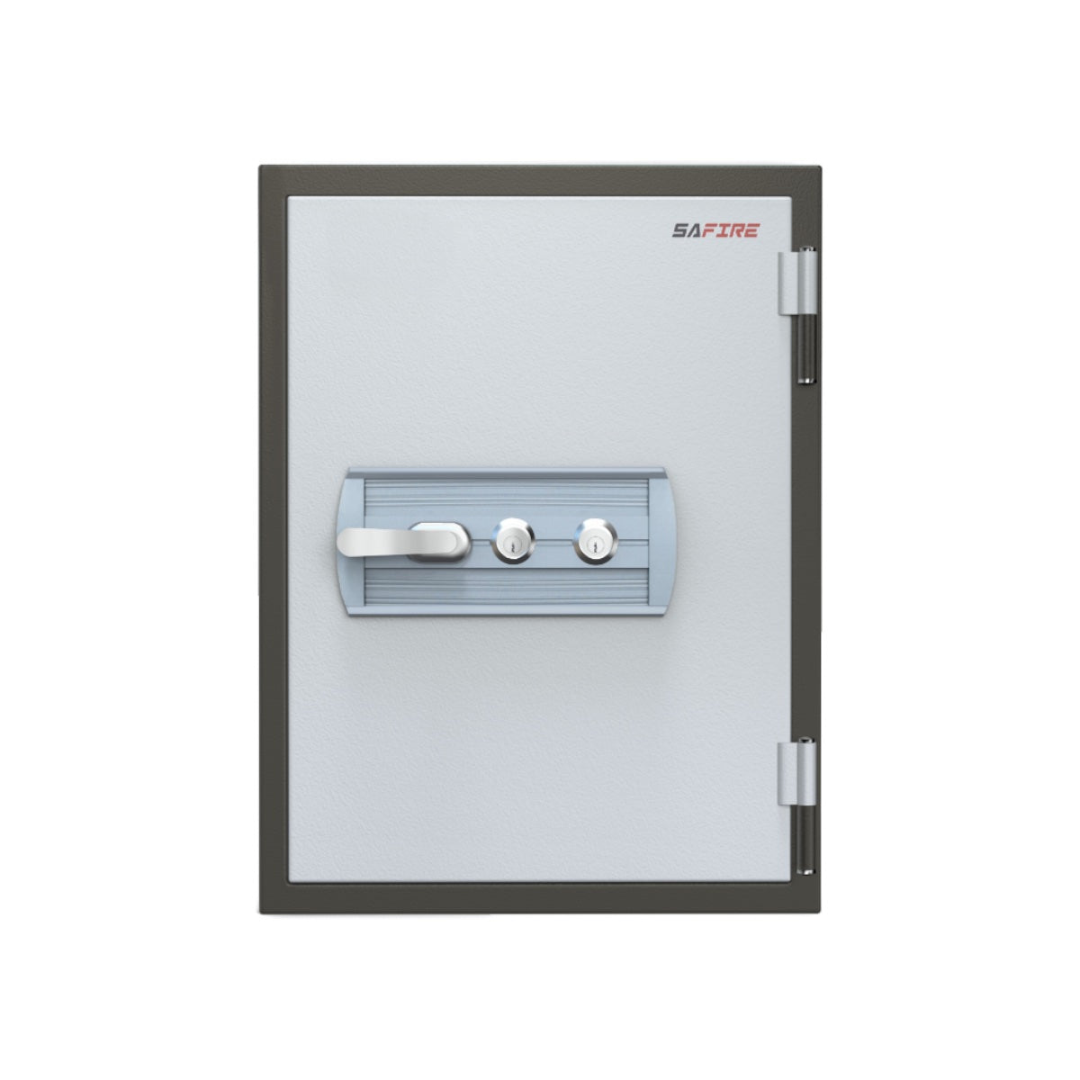 SAFIRE FR40 Fire Resistant Safe with 2 Key Lock, Grey