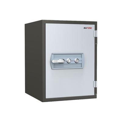 SAFIRE FR40 Fire Resistant Safe with 2 Key Lock, Grey