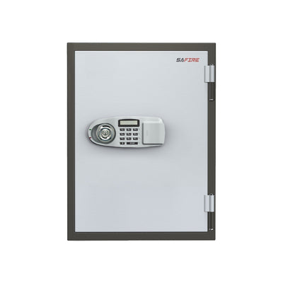 SAFIRE FR40 Fire Resistant Safe with 1 Key Lock + 1 Digital, Grey