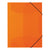 Herma Folder A4 with elastic fastener PP, Neon Orange