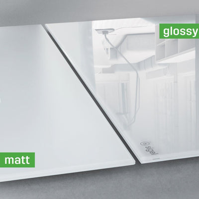 Sigel Magnetic Glass Board ARTVERUM, 91 x 46 cm, White, Matt