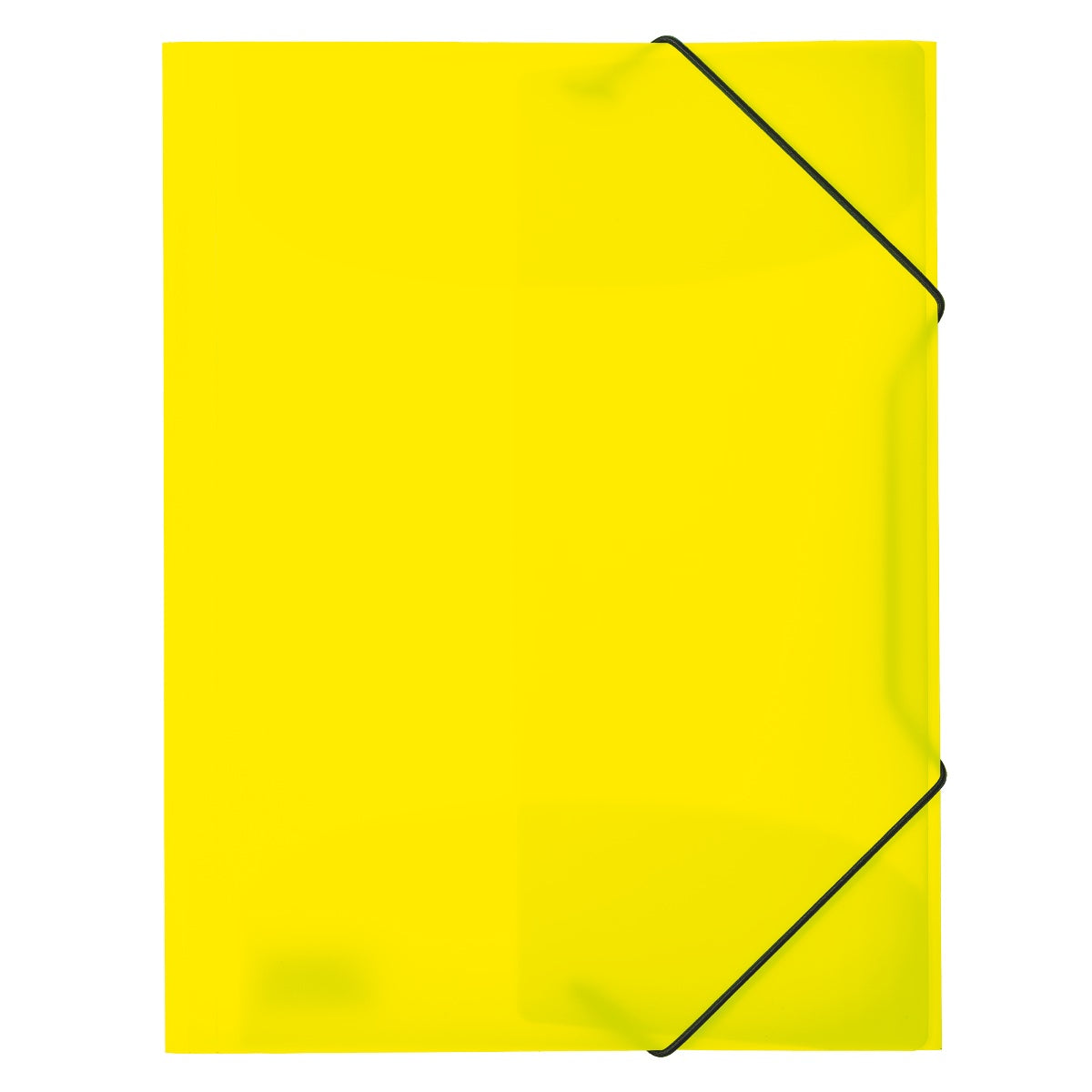 Herma Folder A4 with elastic fastener PP, Neon Yellow