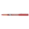 Pilot V5 Hi-Tecpoint BX-V5 Roller Ball Pen, 0.5mm, Red