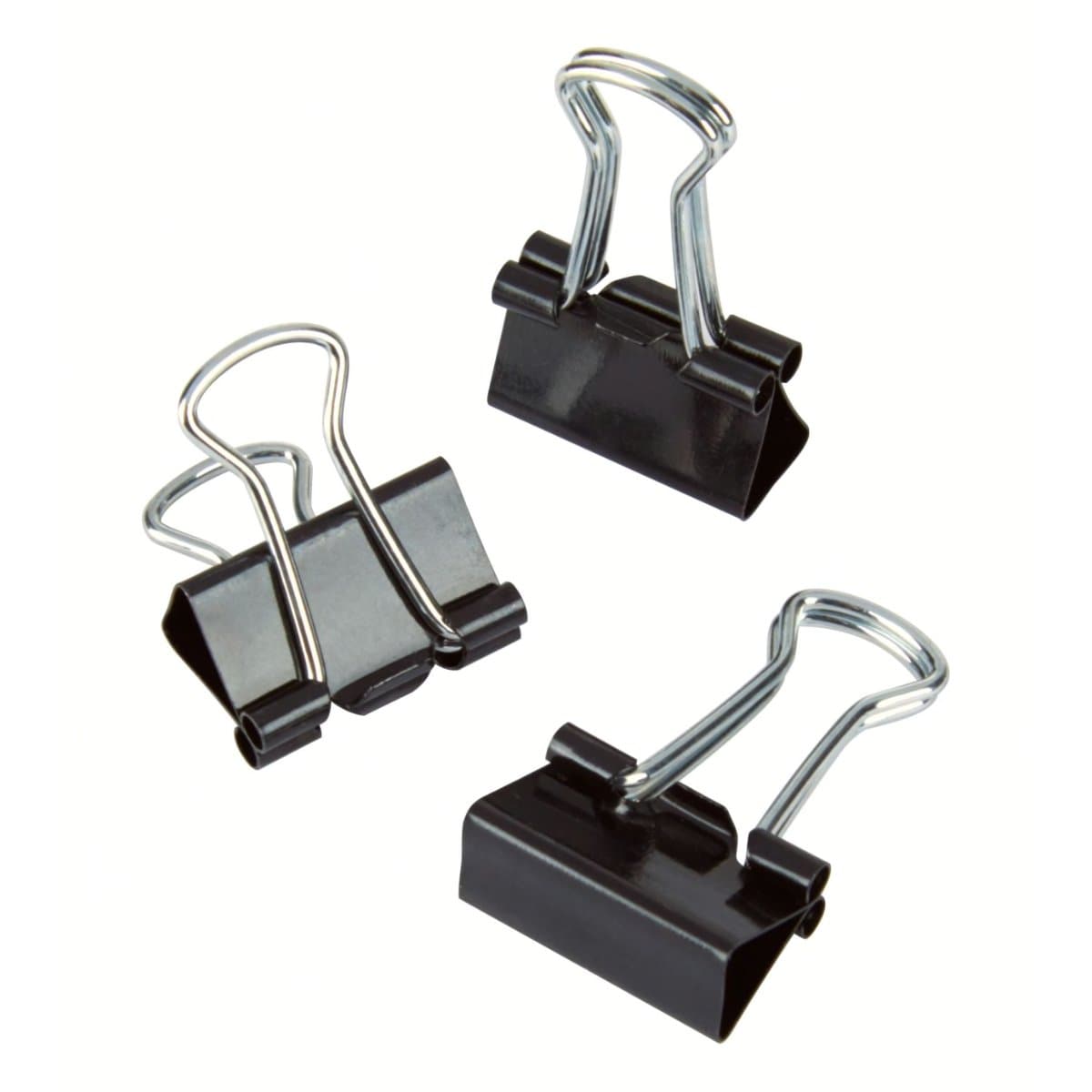 Lilly Binder Clips - Black - 25mm