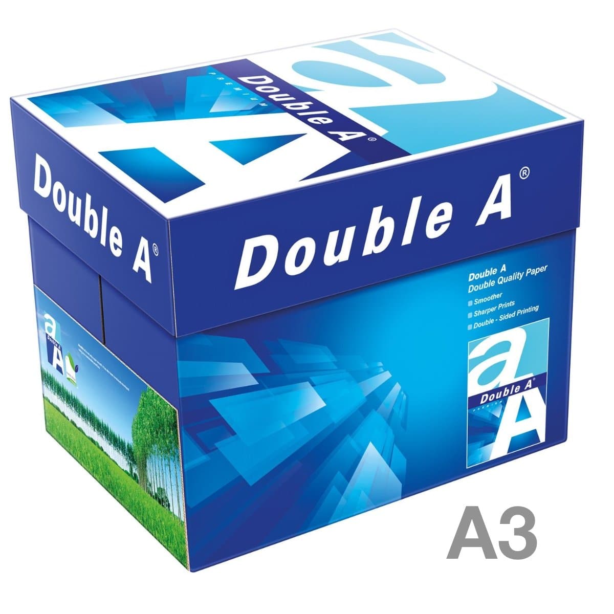 Double A Premium Paper A3, 80gsm, 500sheets/ream, White - Office Su ...
