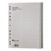 Atlas Divider Plastic PVC Grey A4, with numbers 1-31