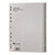 Atlas Divider Plastic PVC Grey A4, with numbers 1-31