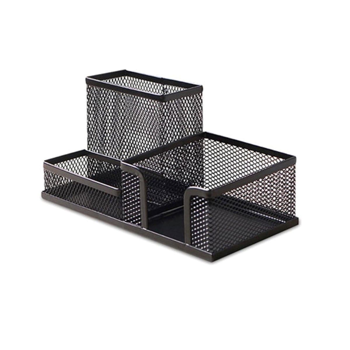 Deluxe Metal Mesh Desktop Organizer, Black