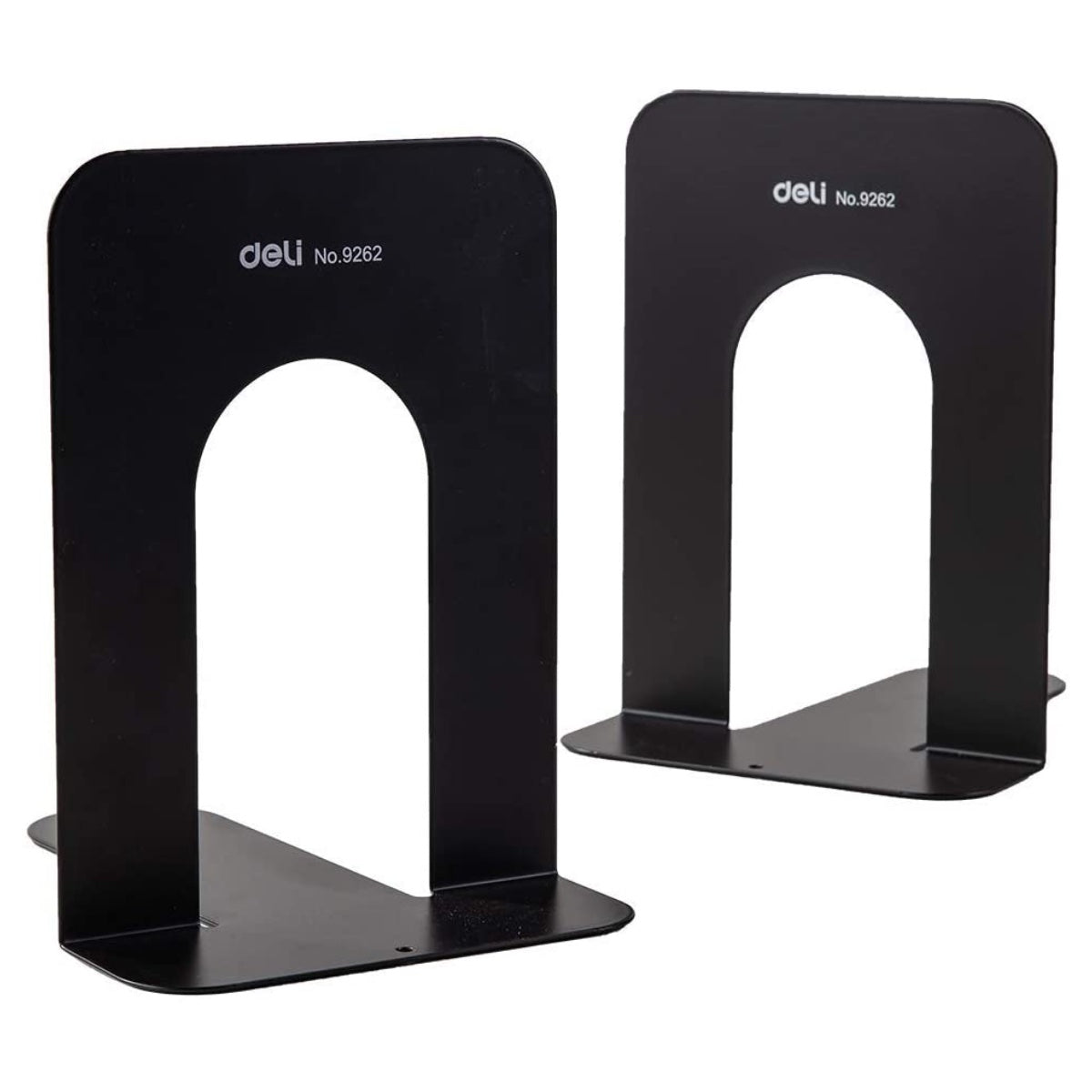 deli 9262 Metal Book Ends, 7 1/2 inches, 2/set, Assorted Colors