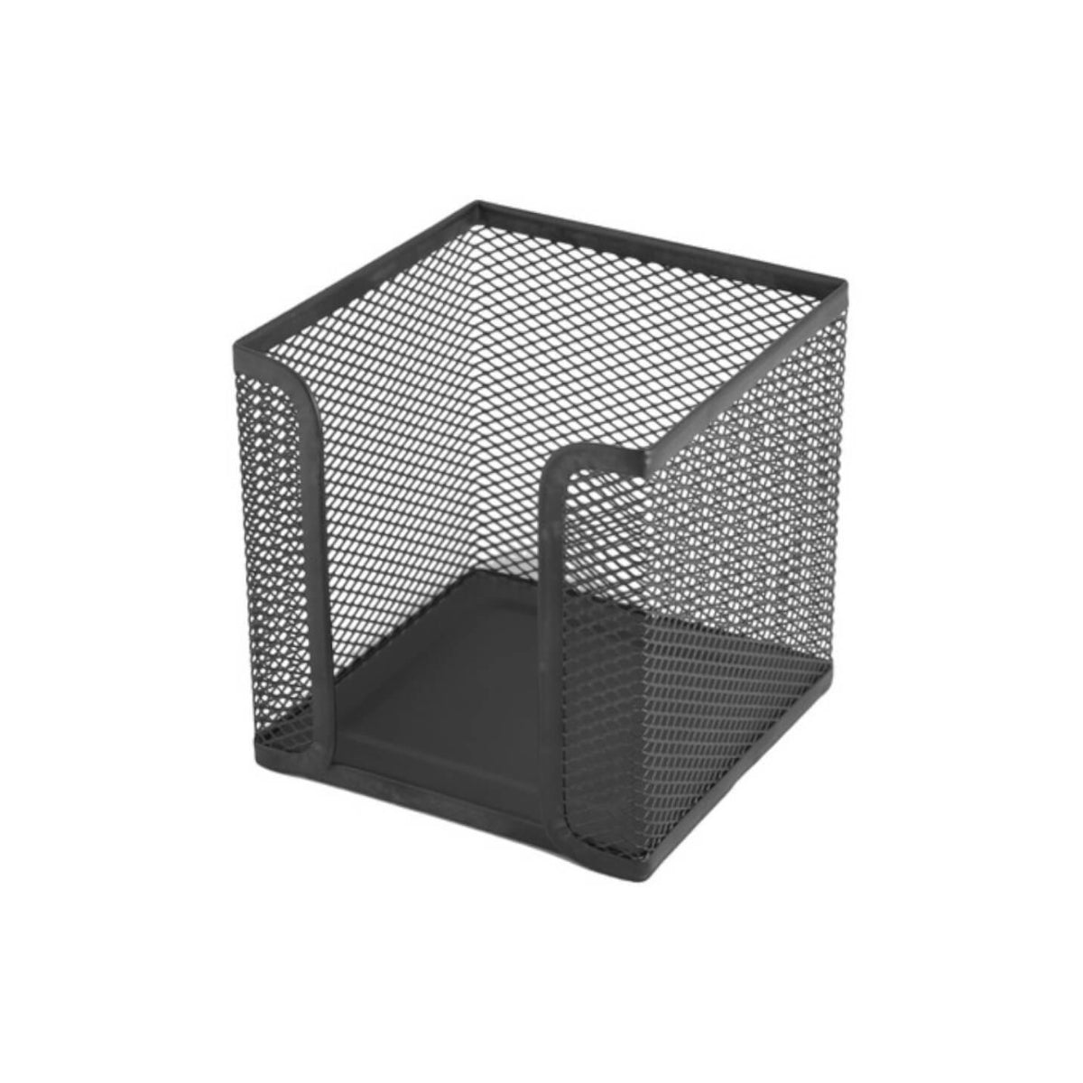 Deluxe Metal Mesh Memo Holder, Black