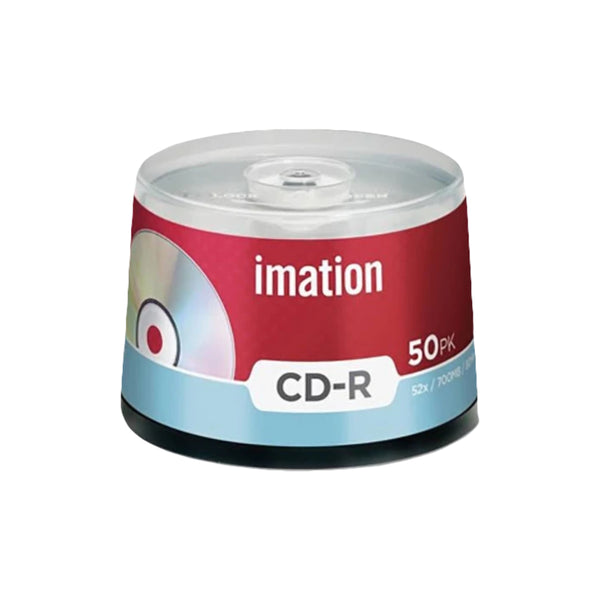 Iram Cd R Imation CD-R, 52x / 700MB / 80Min, 50/spindle - Office Supplies | D ...