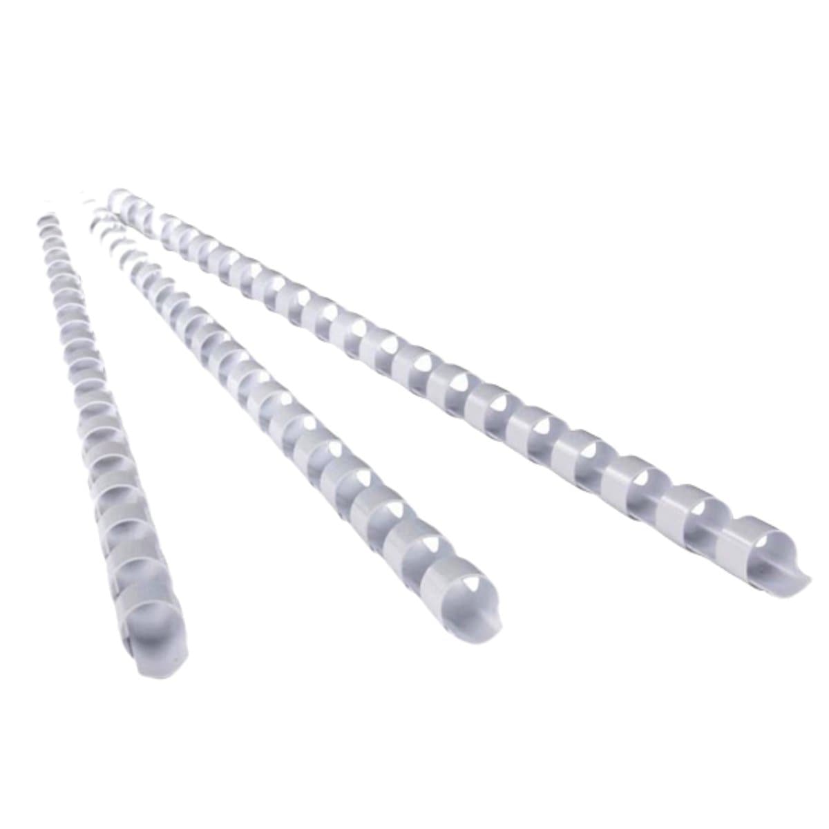 Deluxe Comb Binding Rings, White