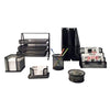 Deluxe Metal Mesh Desktop Set of 8, Black