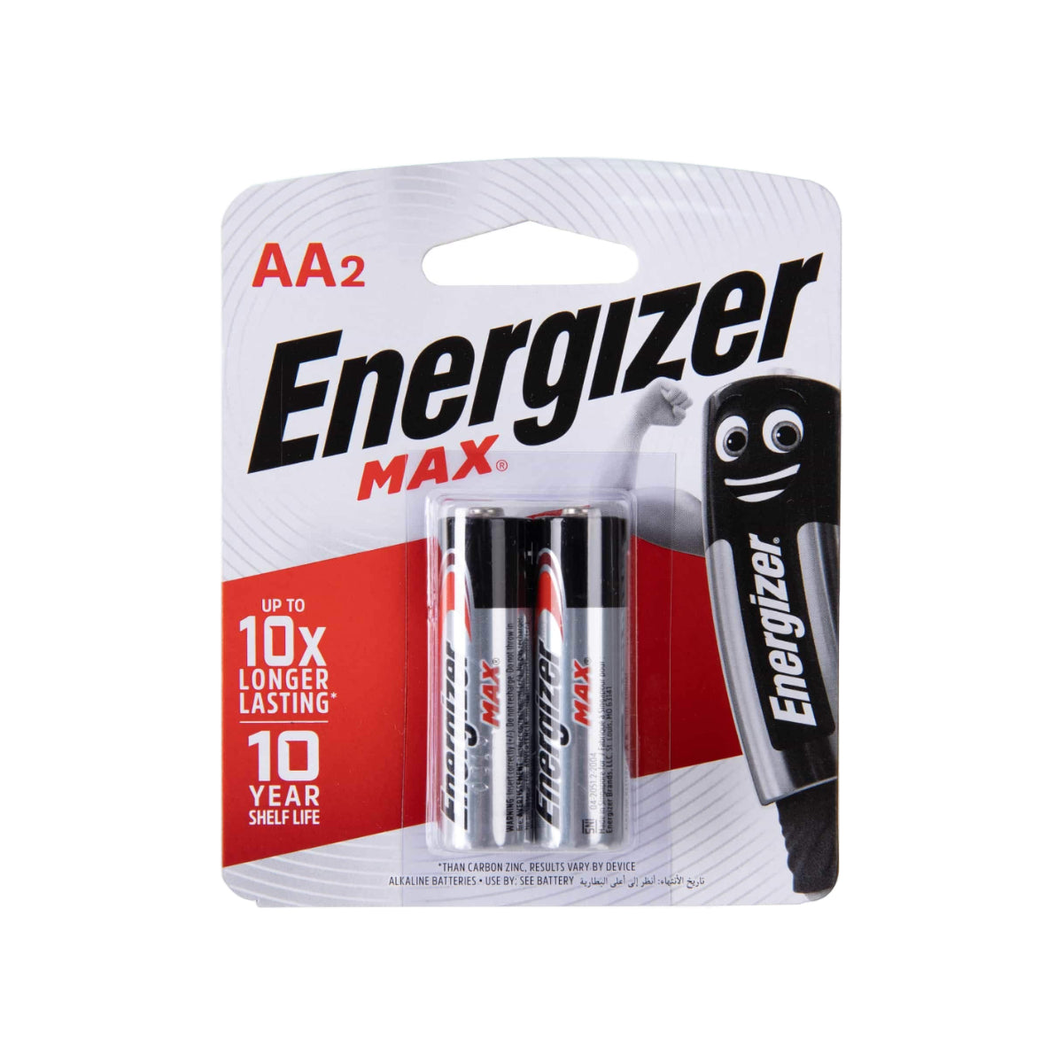 Energizer Alkaline Battery AA 2/pack