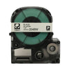 K-Sun LABELShop 4mm 204BW Tape, Black on White, 1/6 in