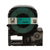 K-Sun LABELShop 9mm 209BG Tape, Black on Green, 3/8 in