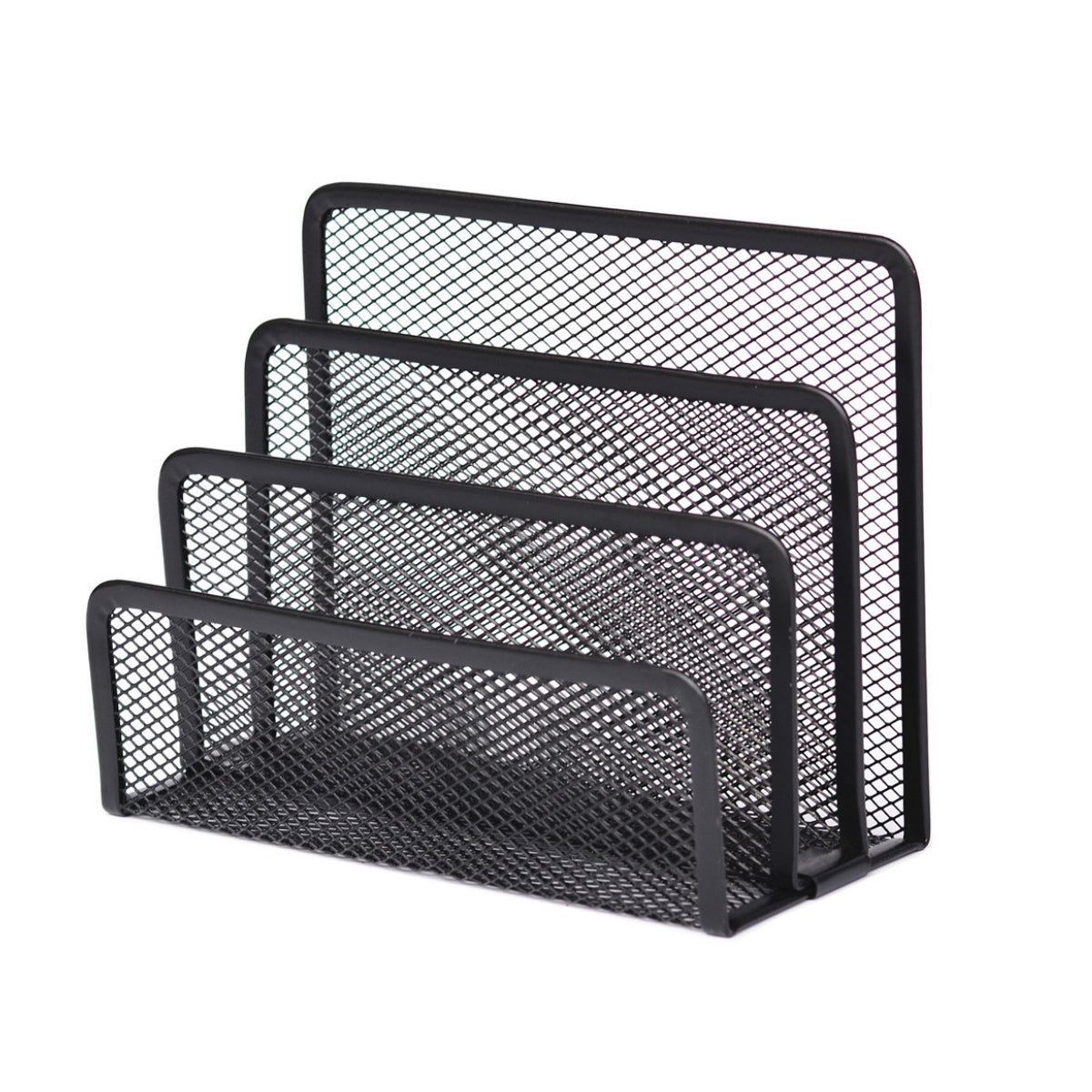 Partner Metal Mesh Letter Shelf, Black