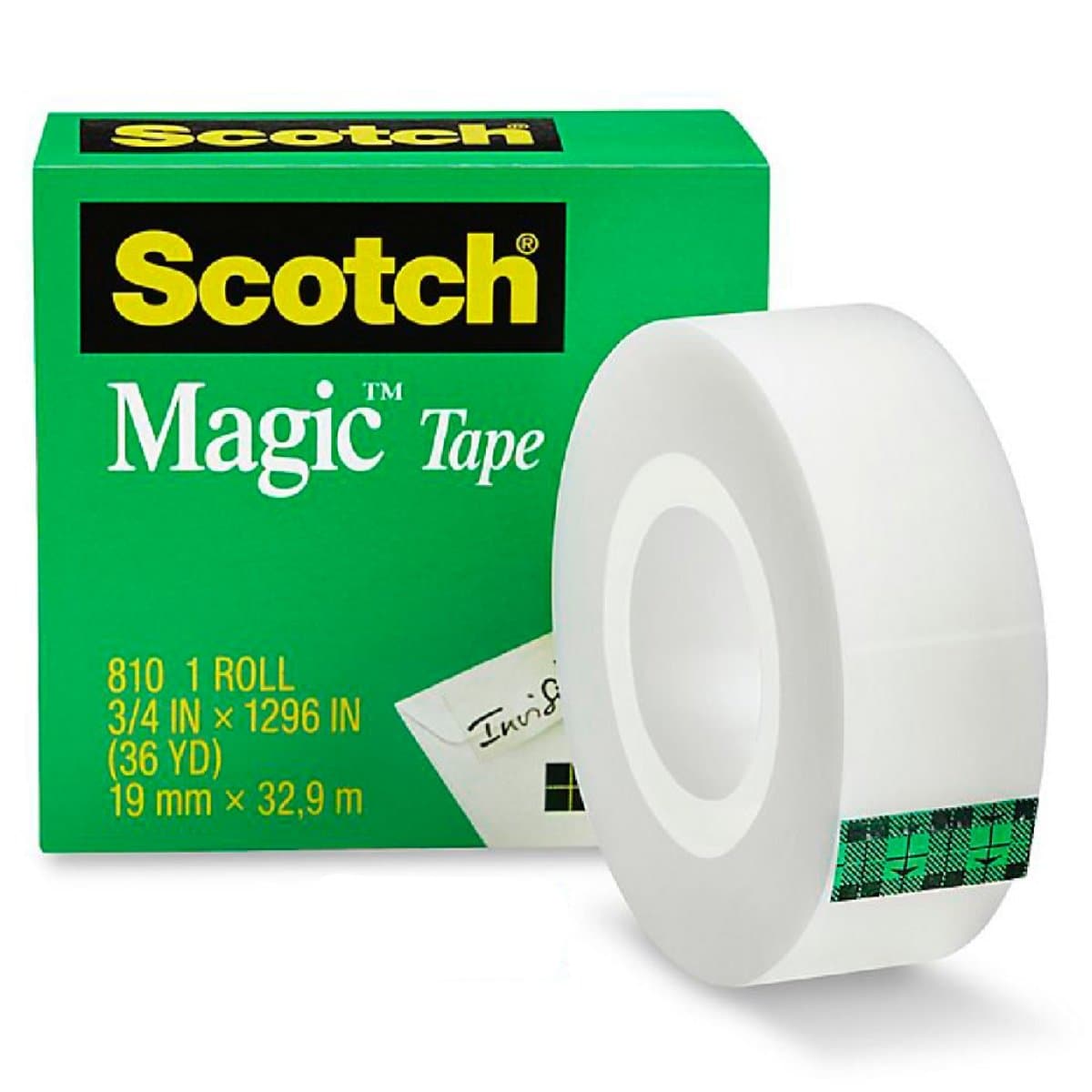 3M Scotch Magic Tape 810, 19mm x 33m - 3/4inch x 36yards