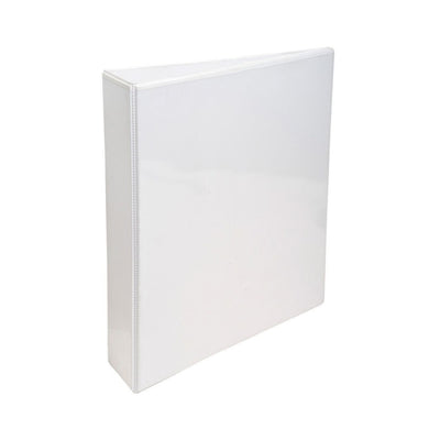 Alpha Presentation Binder A4, 3 Rings, White