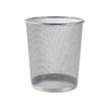 Deluxe Metal Mesh Waste Bin, Silver