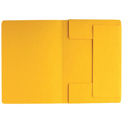 Pagna Manila Folder A4 with elastic fastener, Yellow