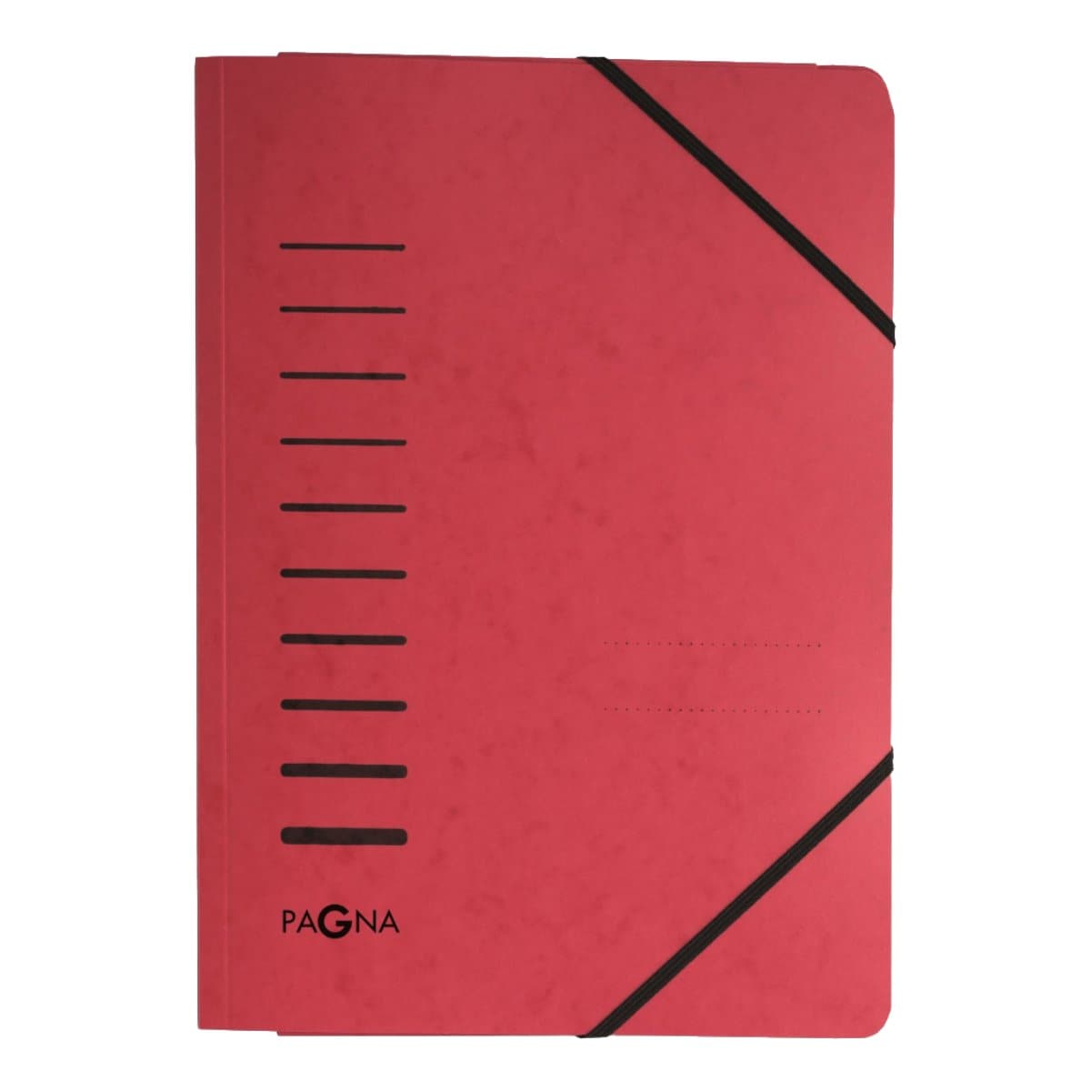 Pagna Manila Folder A4 with elastic fastener, Red